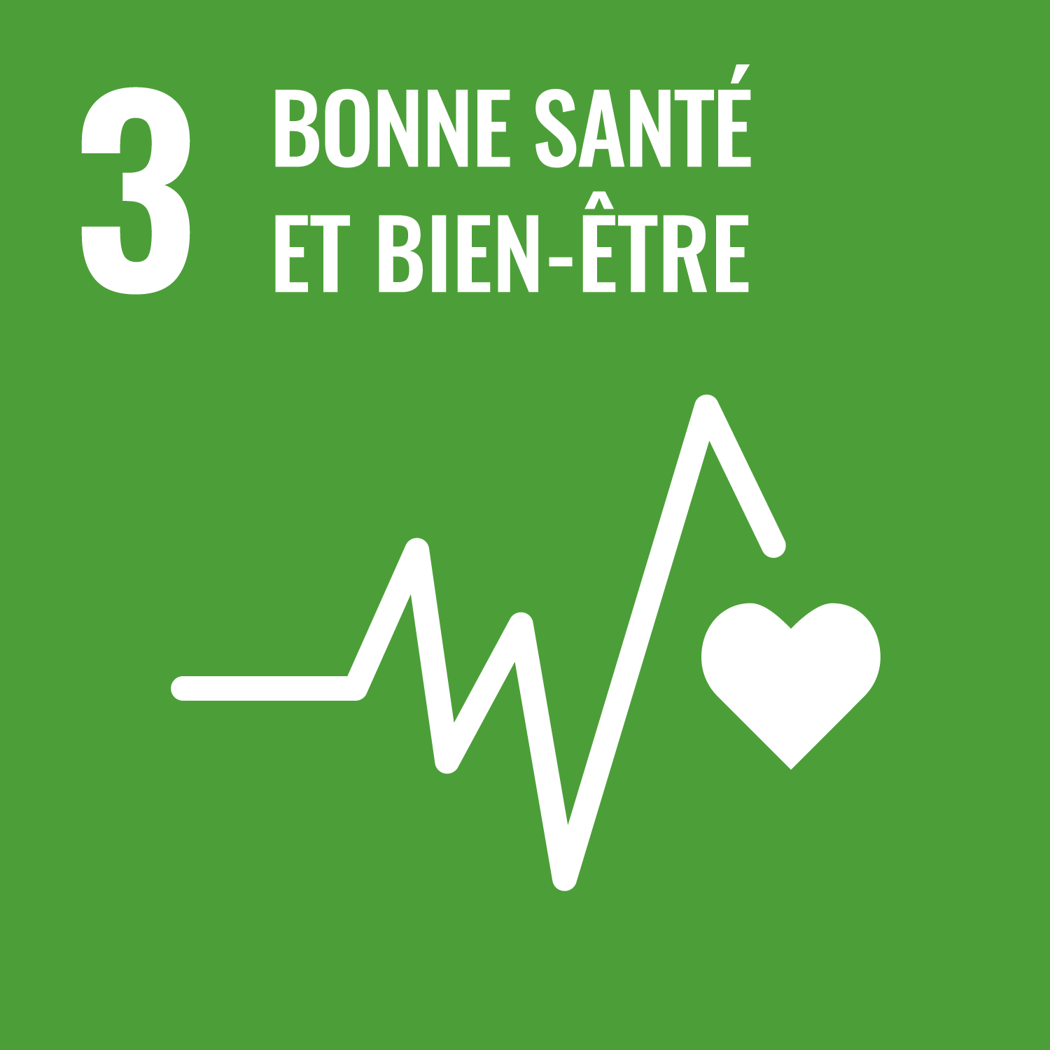 Objectif de Développement Durable de l'O.N.U. 3 : bonne santé et bien-être