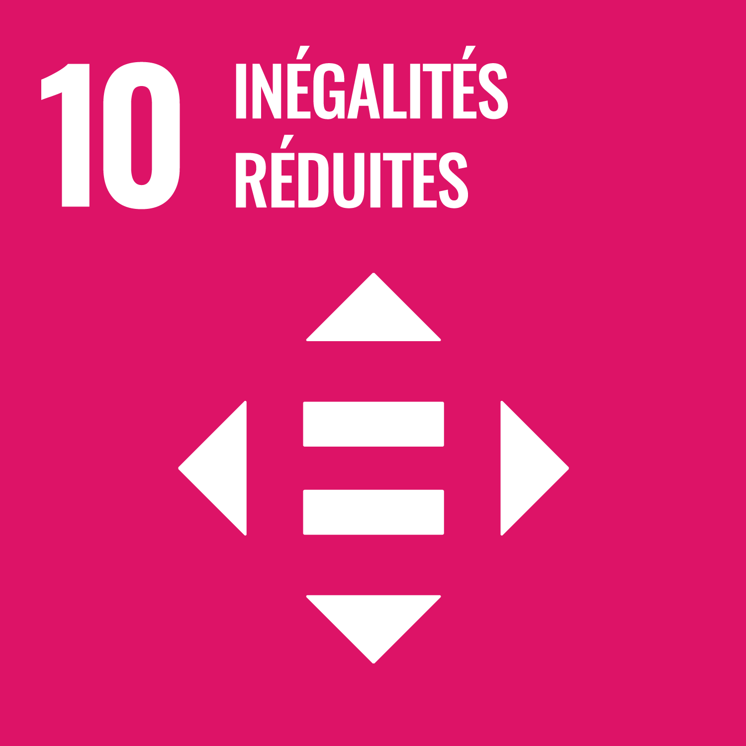 Objectif de Développement Durable de l'O.N.U. 10 : inégalités réduites