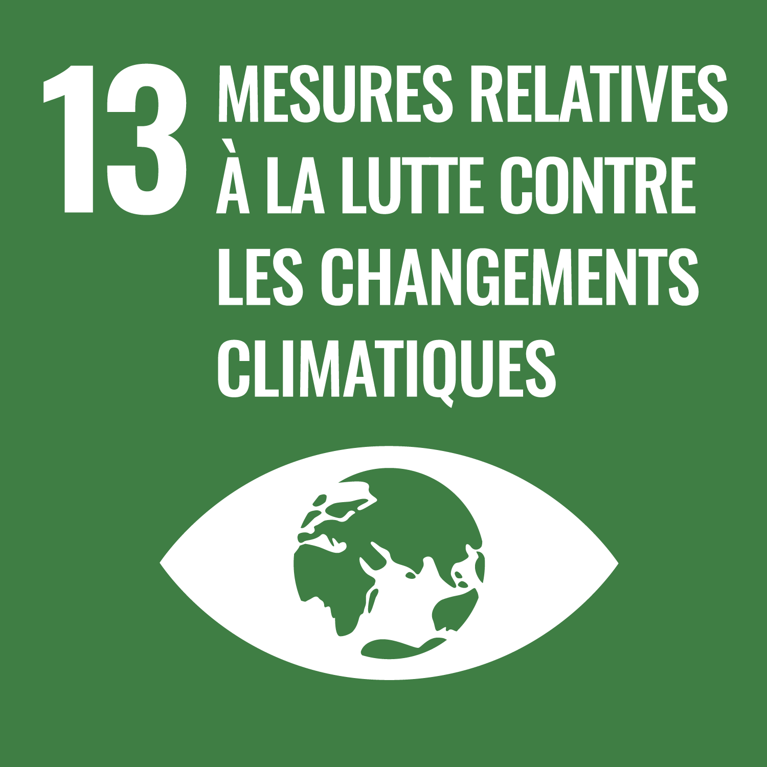 Objectif de Développement Durable de l'O.N.U. 13 : mesures relatives à la lutte contre les changements climatiques