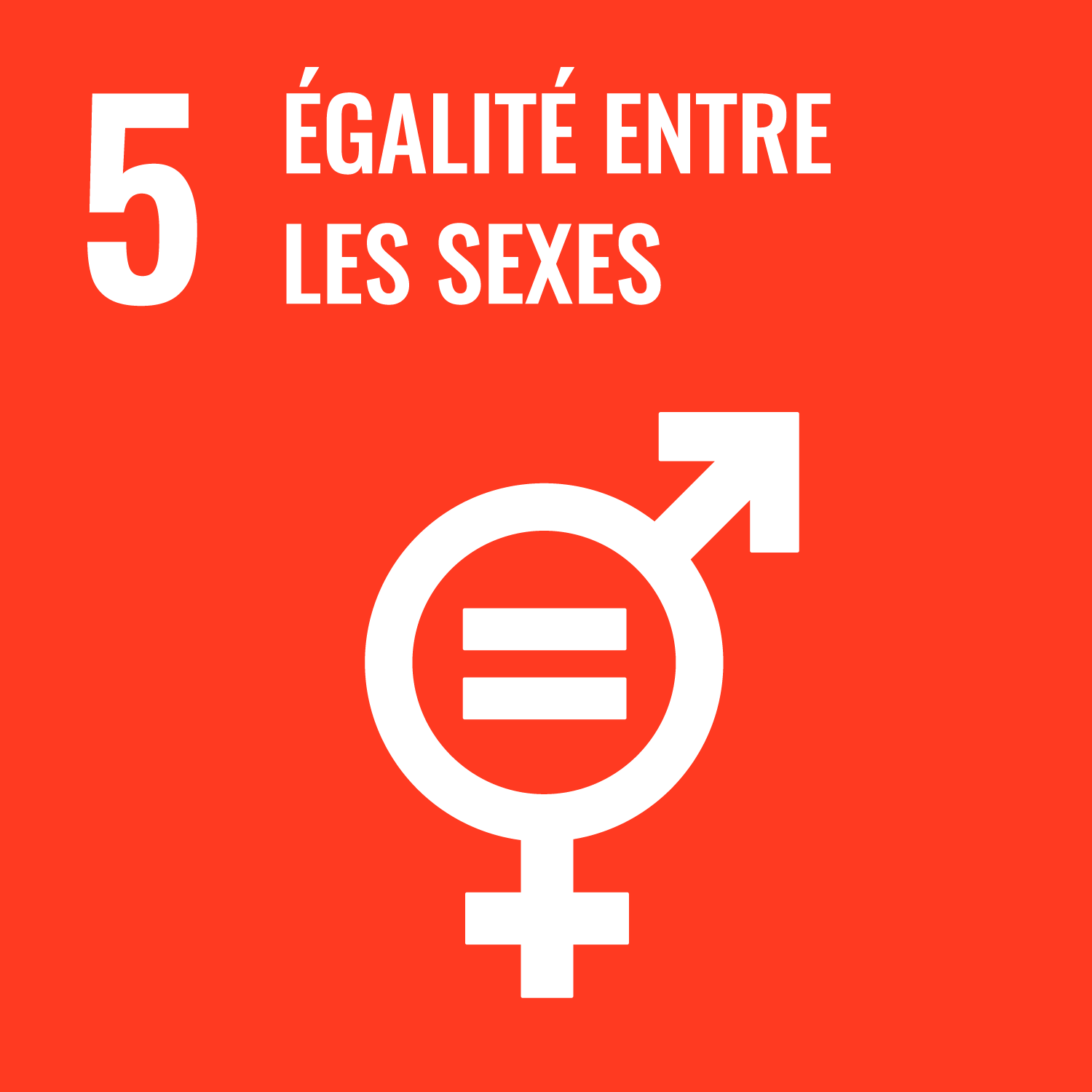 Objectif de Développement Durable de l'O.N.U. 5 : égalité entre les sexes