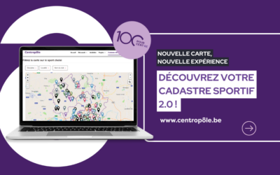Nouvelle carte, nouvelle expérience : Votre cadastre sportif du Centre 2.0 est là !